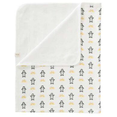 Fresk Κουβέρτα για μωρά 100% οργανικό βαμβάκι Penguin 80x100cm