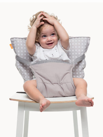 BABY TO LOVE Pocket Chair Γκρι Αστέρια