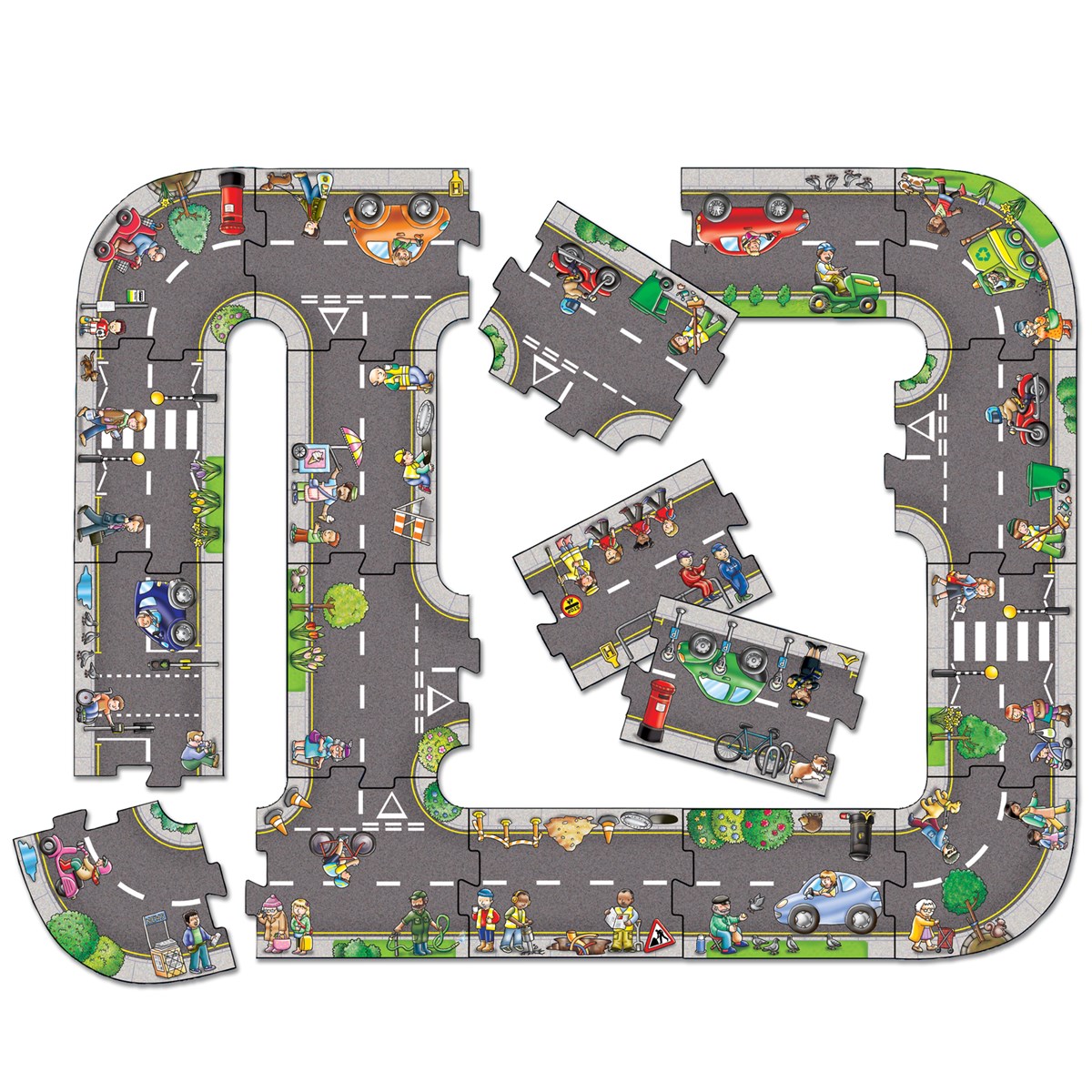 Orchard Toys Παζλ Giant Road Jigsaw-littlebox.gr