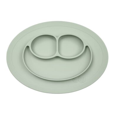 Ezpz: Εκπαιδευτικό πιάτο 12+ μηνών Happy Mini Mat - Sage