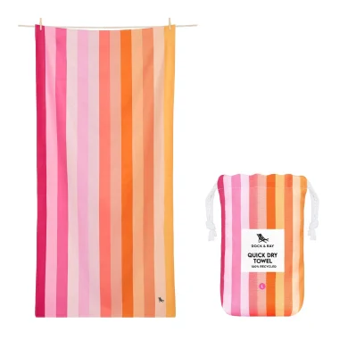 Dock & Bay Πετσέτα Θαλάσσης Quickdry Cabana Miami Sorbet Large (160x90cm)