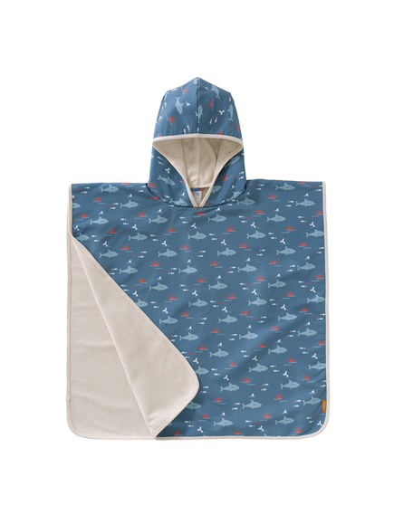 fresk-παιδικό-poncho-με-προστασία-uv50-Shark-1-littlebox.gr