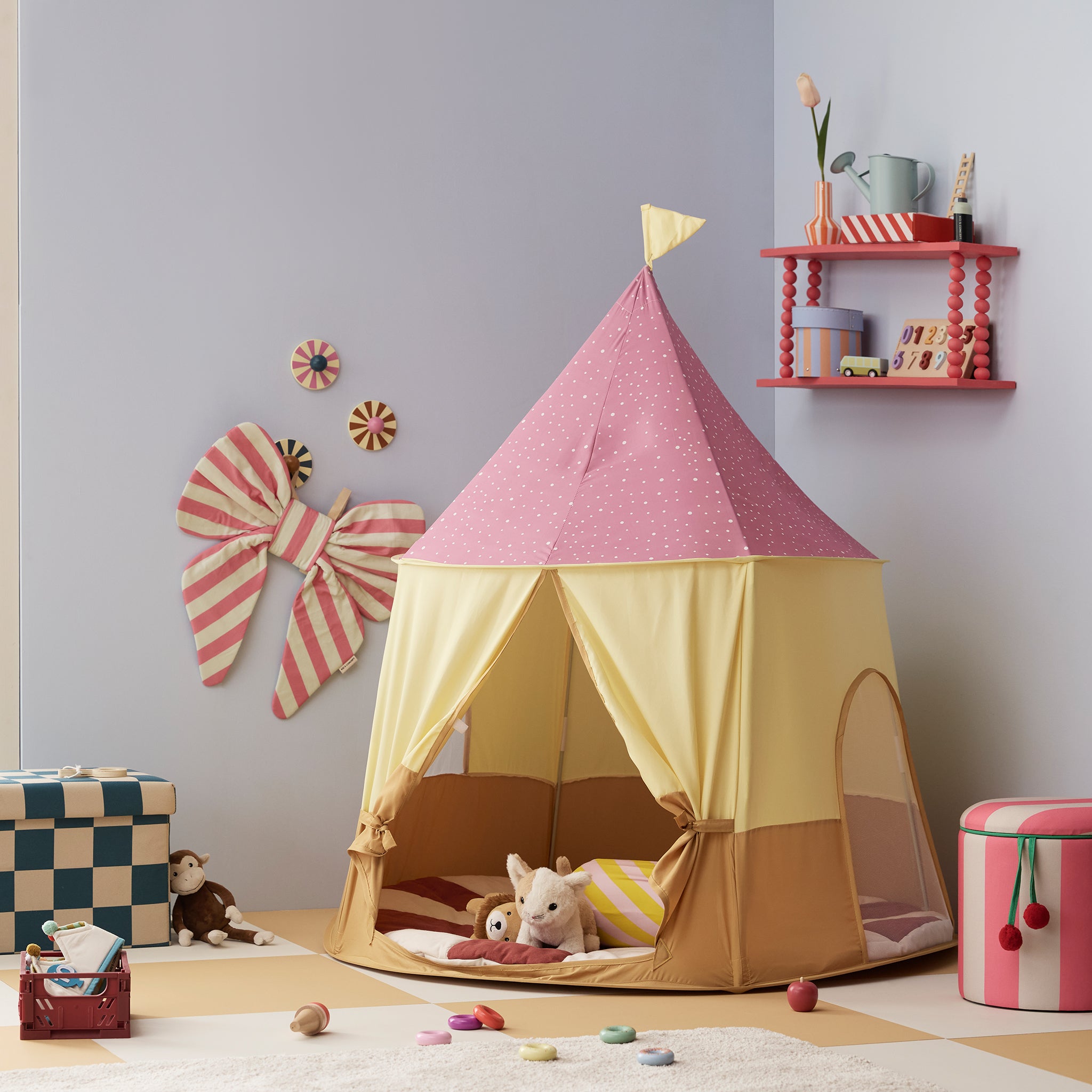 Kids Concept Παιδική Σκηνή Circus Ροζ - Image 5