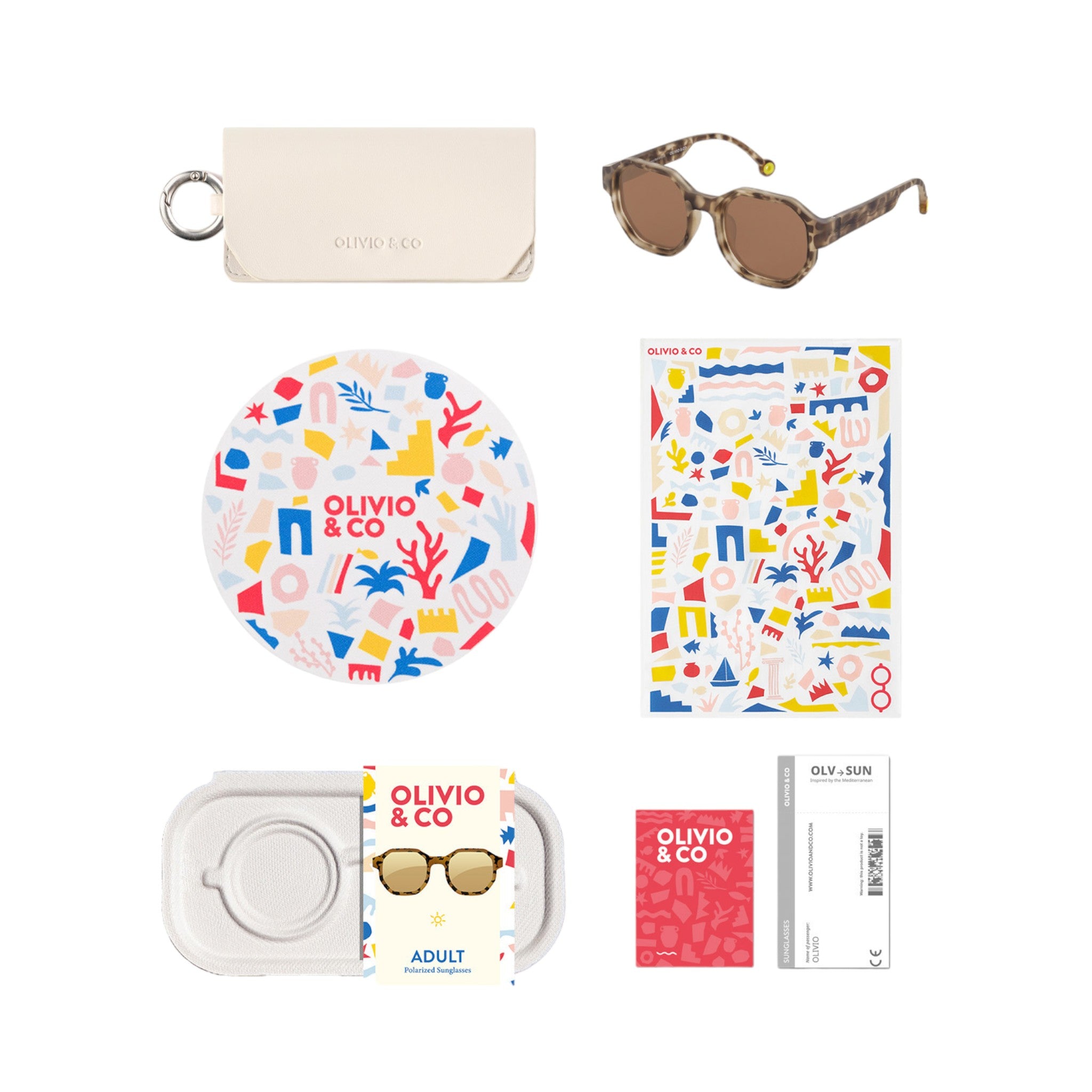 Olivio & Co Γυαλιά ηλίου ενηλίκων Edition D Tortoiseshell - Image 7